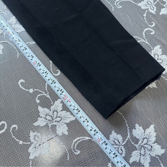 Tory Burch Tobie Tweed Boucle Tuxedo Tapered Pants size 6 Black Wool Blend - Picture 13 of 15